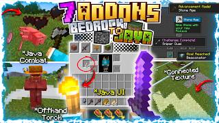 BEST‼️ 7 ADDONS YANG MEMBUAT MCPE JADI MIRIP JAVA!! COCOK UNTUK SURVIVAL! Support 1.21 - 26.0+
