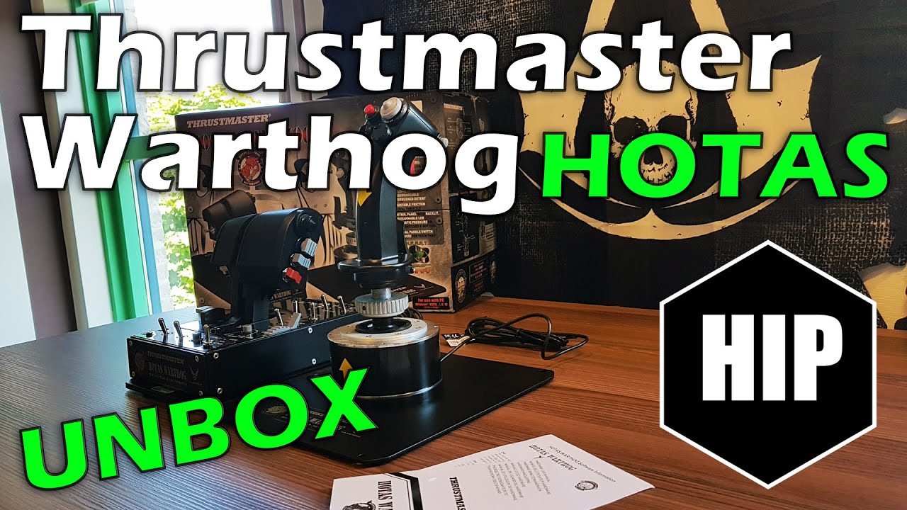 Thrustmaster Warthog Hotas Unboxing 2019