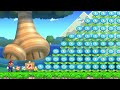 What Happens when Mario use 999 Ice Flowers in New Super Mario Bros. U Deluxe? (HD)