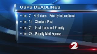 US Post Office sets dates for holiday deliveries