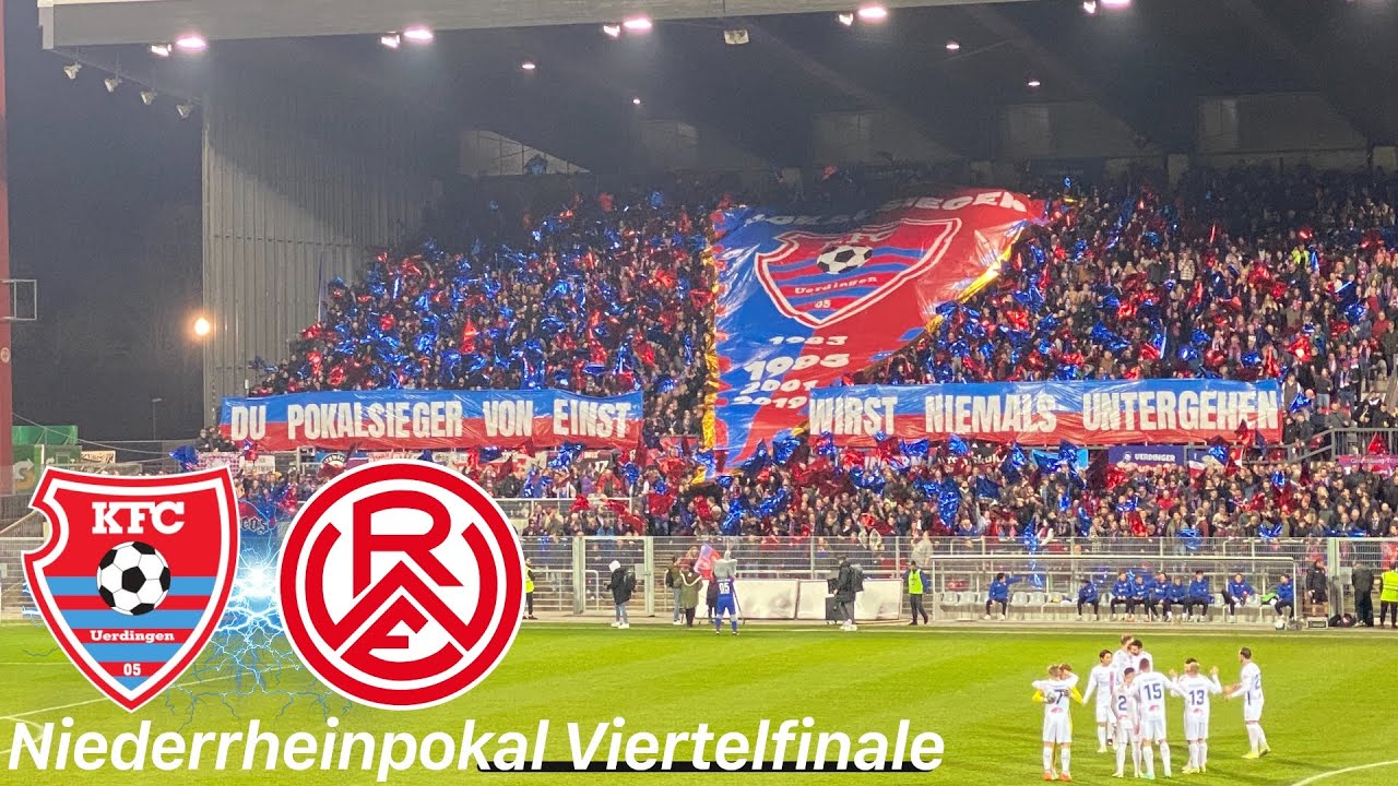 KFC Uerdingen vs. Rot-Weiss Essen | Choreo, Platzverweis und packender Fight im Pokal Viertelfinale