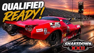 Final qualifying session of Midwest Drag Racing Series ProMod field at the Shakedown XXII