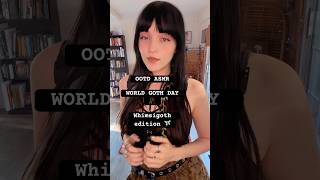 (belated) World Goth Day OOTD (whimsigoth edition 🧚🥀) #lofiasmr #ootdinspo #altfashion