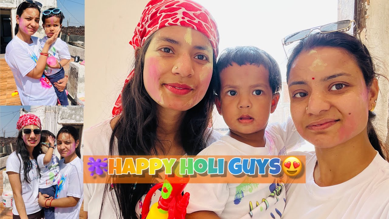 Holi Celebration 2026🫟😍| Holi Per Ghar Me Banaya First Time Dahi Bhalle😋| Ye Kya Ho Gaya Holi Me😣🙁|