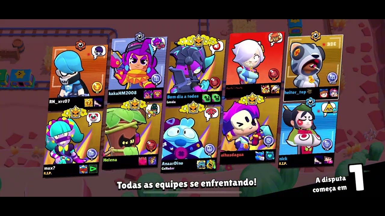 Primeiro vídeo do canal jogando Brawl com meu amigo 🚀