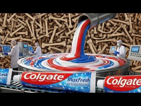 Inside A Modern Toothpaste Factory/From Animal Bones To Toothpaste ...