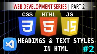 Master HTML Headings & Text Tags in 10 Mins! 🚀 | Web Development Course Part 2