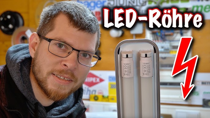 Leuchtstoffröhren gegen LED Röhren tauschen und dabei Strom sparen 