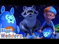 Blippi Learns About Nocturnal Animals! | Blippi Wonders - Animated Series | Cartoons For Kids