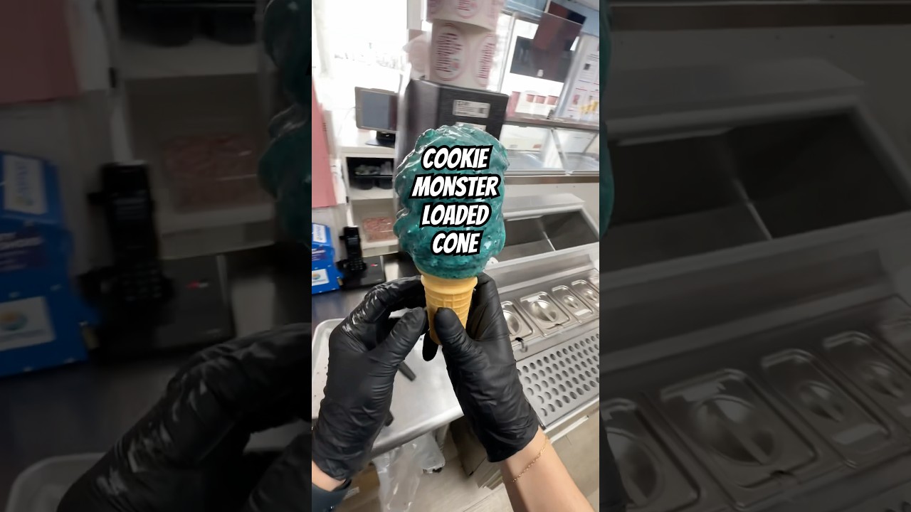 Cookie Monster Loaded Cone