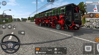 Four Way Road | Bus Simulator Indonesia | Part - 179 | Mobile Games | Skeleton Play screenshot 1