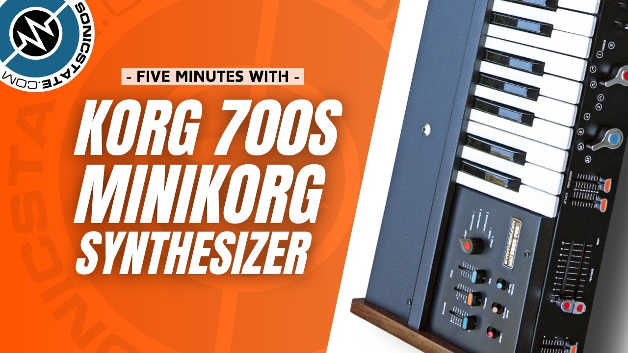 miniKORG 700S - 5 Minutes with a 1970's classic - YouTube