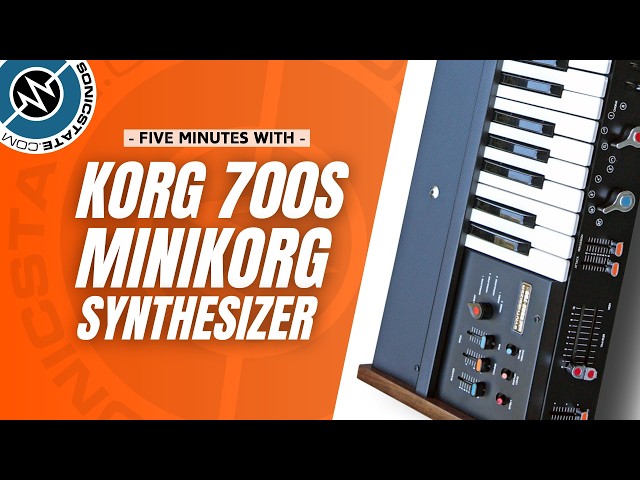 miniKORG 700S - 5 Minutes with a 1970's classic - YouTube
