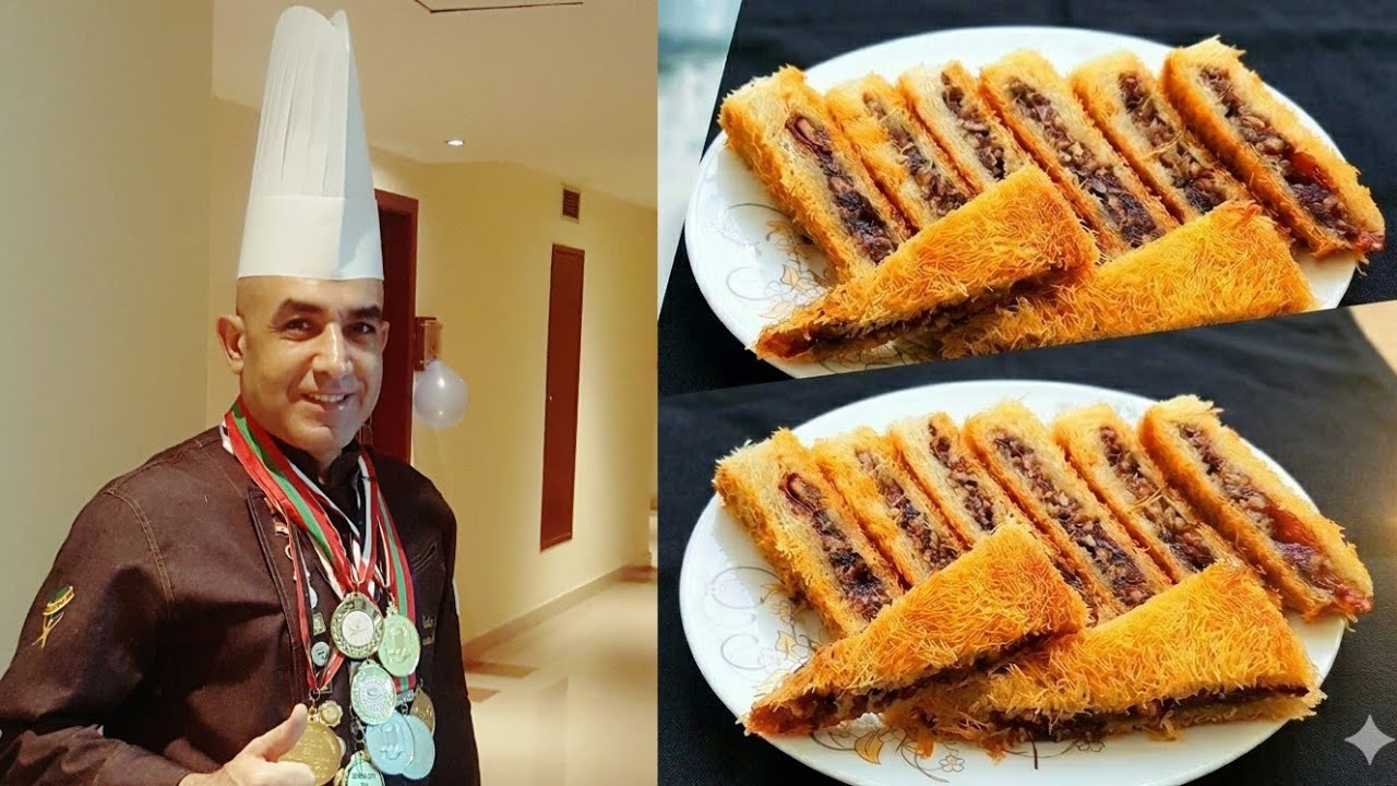 كنافه بالبلح #كنافة_بالبلح #تجربة_جديدة #حلويات #وصفات_رمضان #كنافة_مصرية #حلويات_سهله #dessert 