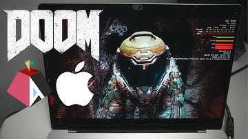 Asahi Linux running Doom (2016) with Proton on M1 Max MacBook Pro! (No sound captured)