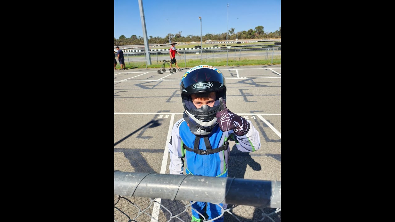 GO KARTING MY talk about my Second Race Wanneroo Race Way Perth 21.May