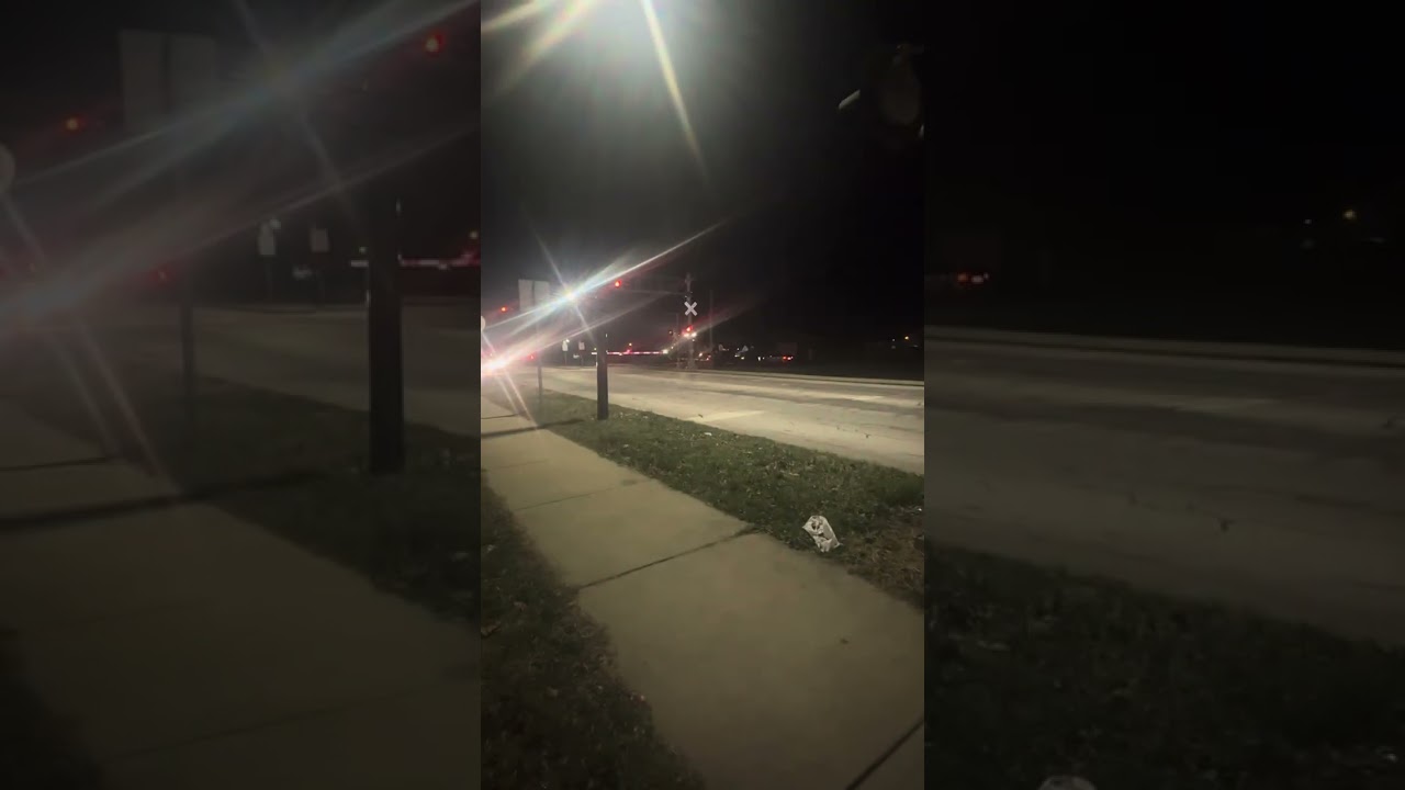 Westbound Norfolk Southern night train 