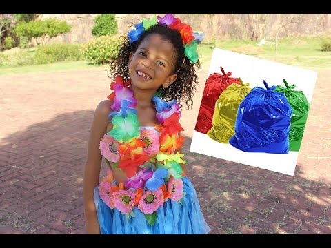 traje havaiano infantil