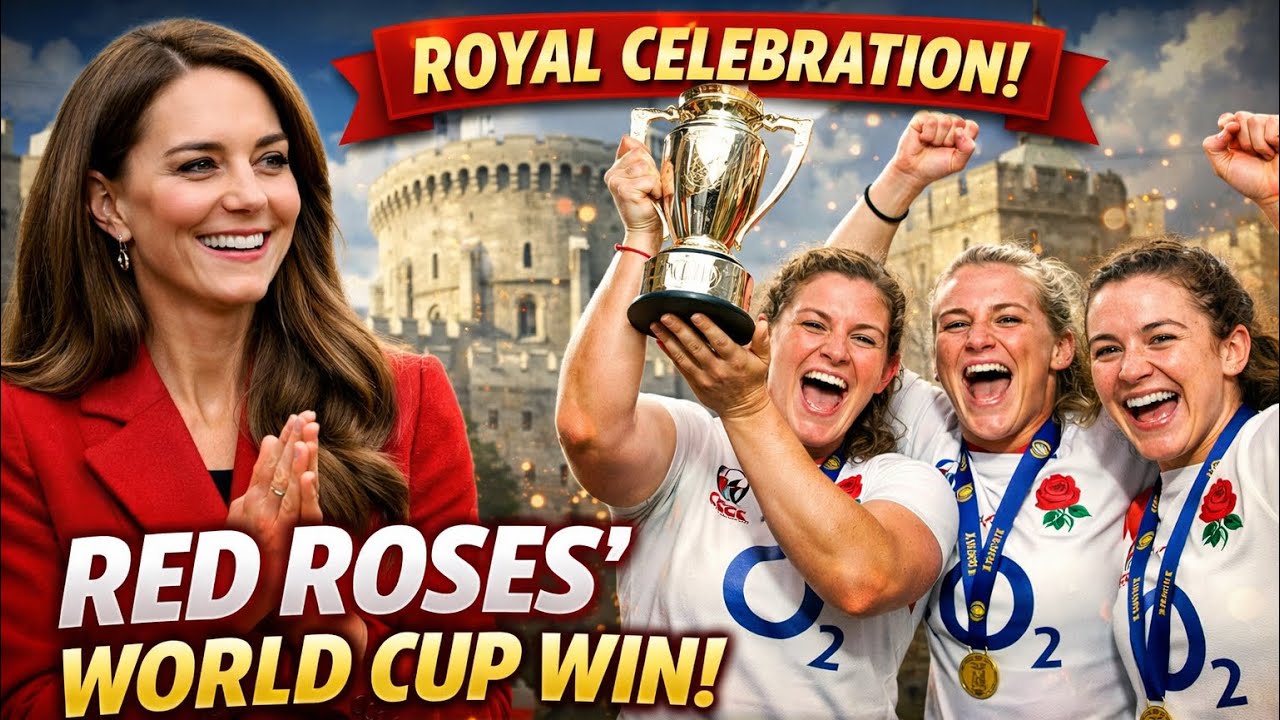 Принцесса Кейт шутит о принце Джордже, чествуя чемпионок мира по регби среди женщин.