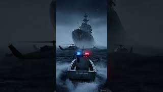 🌊 “Lost Battleship Found in the Storm”#USCoastGuard #Storm #Battleship #Ocean #Disaster #FoundFootag