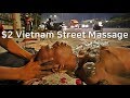 🇻🇳💆‍♂️ $2 Highway Massage in Vietnam: The Cheapest Massage in the World 50K Mát-xa ASMR 2천원 마사지