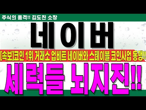 NAVER 주가전망 가상자산 거래소 1위 업비트 네이버와 원화 스테이블코인 원팀 현 시점 주가를 조정해야하는 세력들 뇌지진 옵니다 꼭 확인 네이버목표가 카카오페이목표가