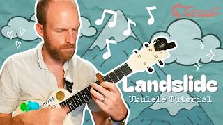 Landslide - Stevie Nicks Ukulele Lesson | Travis Picking + Strumming