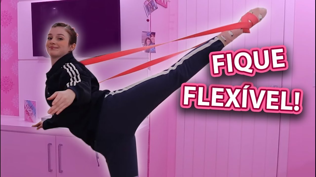 EXERCÍCIOS DE FLEXIBILIDADE E FORÇA COM FAIXA ELÁSTICA! | Luiza Corti