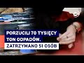 Zbijali majątek na toksycznych odpadach. 51 członków grupy przestępczej zatrzymanych ("FAKTY", TVN)