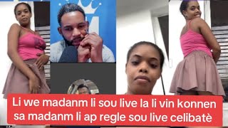 Li we madanm li sou live la li pa konnen koman li fe sou li zin saa pa gen pwèl non Mezanmi 
