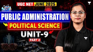 Public Administration Through MCQs Part-2 | UGC NET Political Science June 2025 🎯 | By Poorti Ma'am
