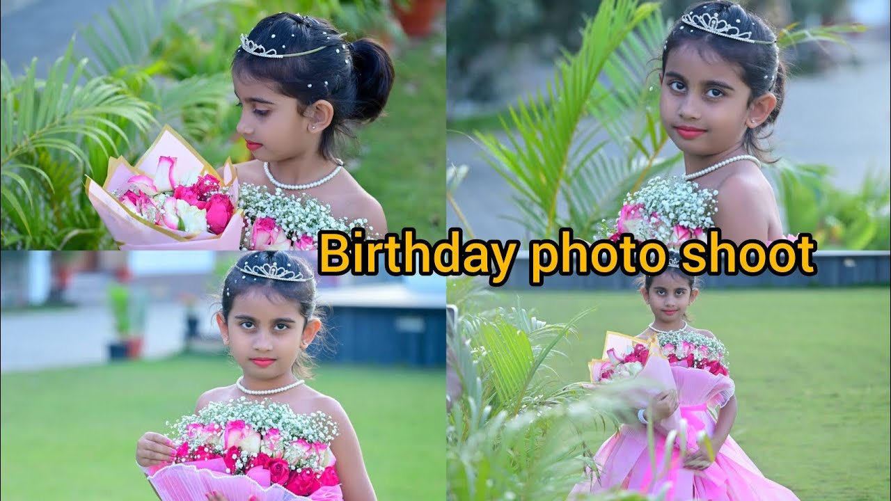 ನನ್ನ ಮಗಳ birthday photo shoot/Trending and ಸಖತ್ viral flower bouquet theme photo shoot💐