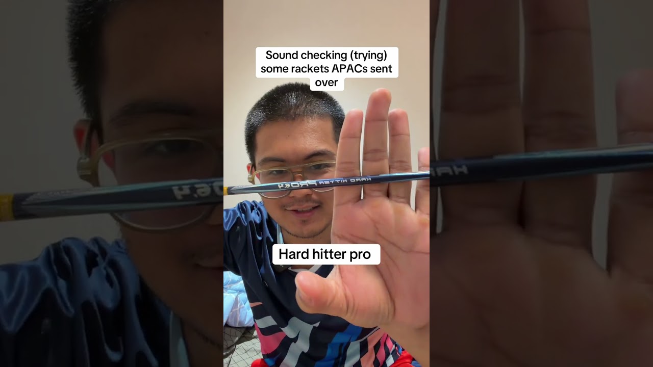 Which racket sounded the best? How does Xanthe sound check so good? 🤣 