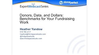 Donors, Data, and Dollars: Benchmarks for Your Fundraising Work