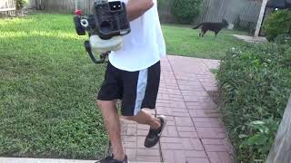 Edging My Lawn With a TrimmerPlus Add-On Edger Attachment on My Craftsman Trimmer