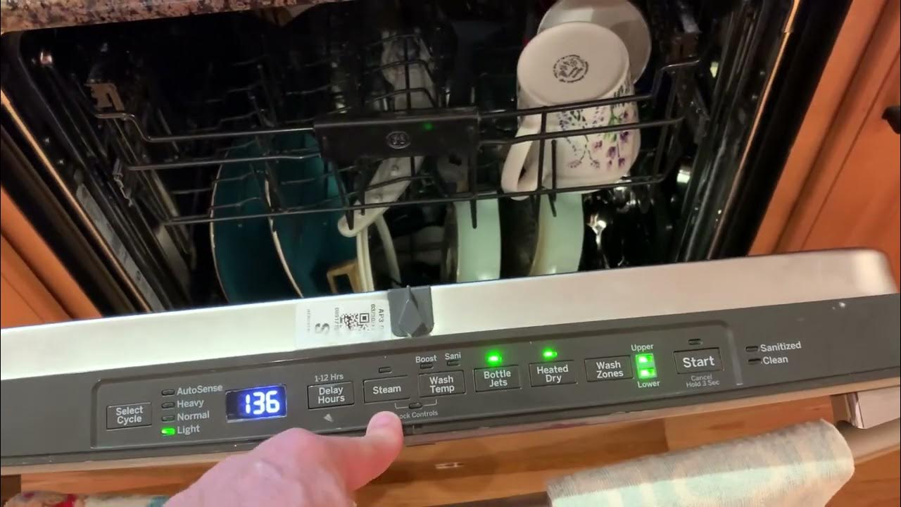 GE Dishwasher Shutting off mid cycle UI User Interface board WD21X31902