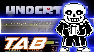 Undertale - Megalovania (Guitar Tab 譜 Tutorial)