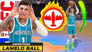 LAMELO BALL BUILD + DEEP BOMBER is OVERPOWERED in RANDOM REC (NBA 2K26)