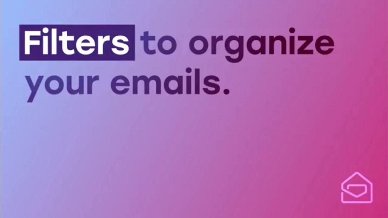 How to create Zoho Mail filters YouTube