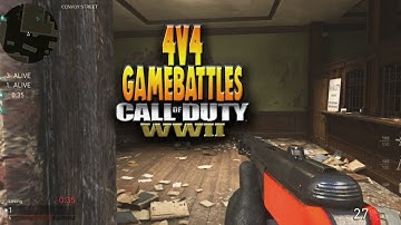 COD WWII - COMEBACK!? 4v4 Gamebattles / GB SnD Saint Marie Match (WWII SND)