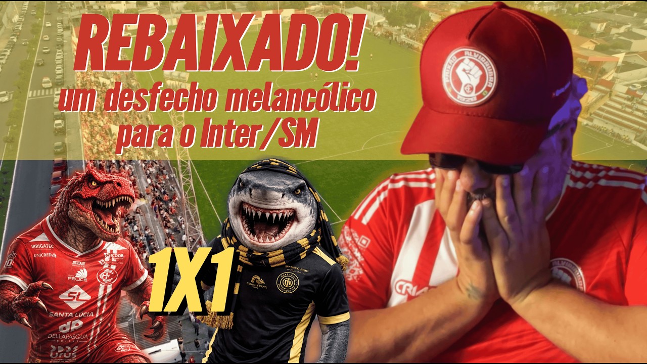 Rebaixado o desfecho melancólico para o Inter SM #santamaria #futebolgaucho #intersm