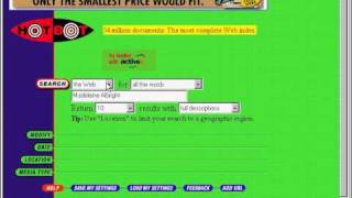 Hotbot Search Engine In 1996
