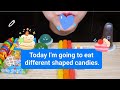 | Mukbang 2 | Today I'm going to eat different shaped candies. 🤫🤫 #asmr #ice #mukbang #eat