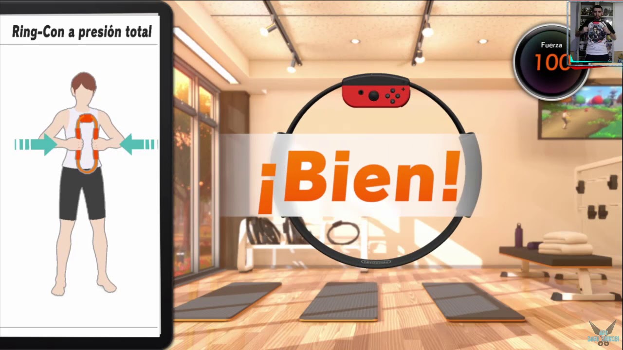 Ring Fit Adventure "Ajustando el Ring-Con Calentando y Creando personaje" [SWITCH] #2