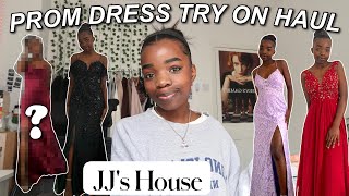 JJ&#39;s House prom dress try on haul || prom dress try on haul uk 2023