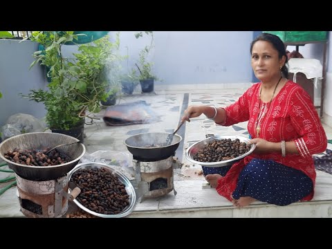 #मूंगफली #सेकने का किया #कबाड से #जुगाड #ठेलेवाले जेसी मूंगफली सेककर किया तैयार