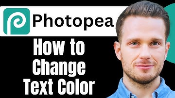 How to Change Text Color in Photopea (20 Seconds)