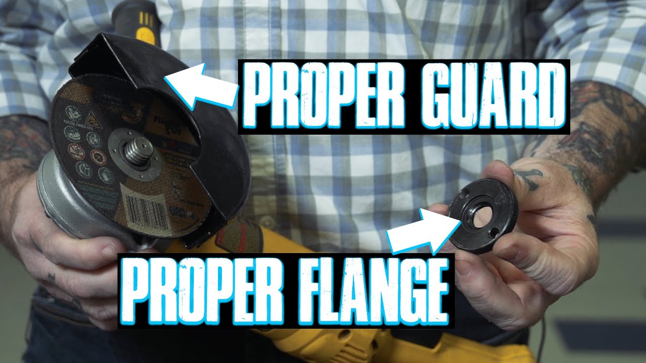 How To Convert An Angle Grinder For Cut Off Wheels