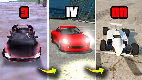FASTEST CAR In GTA Games (Evolution)