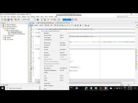 How to create cancel & exit buttons in JAVA using NETBEANS IDE ? - YouTube